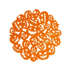 SET DE TABLE FEUTRE CITROUILLES 38CM ORANGE