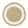 SET DE TABLE ROND OSIER ROSEAU TRESSÉ 38CM NATURE