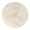 SET DE TABLE STRIÉ TISSAGE PVC 38CM OR