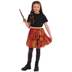SET JUPE BAGUETTE GRYFFONDOR HARRY POTTER FILLE
