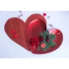 4 SETS DE TABLE CUR PREMIUM 41X35.5CM ROUGE