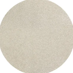6 SETS DE TABLE PAILLETTES PREMIUM 34CM PLATINE