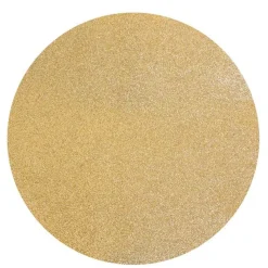6 SETS DE TABLE PAILLETTES PREMIUM 34CM OR