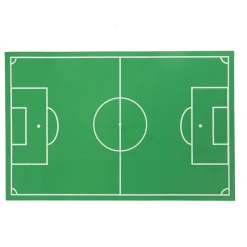 8 SETS DE TABLE TERRAIN FOOTBALL 40X26CM VERT