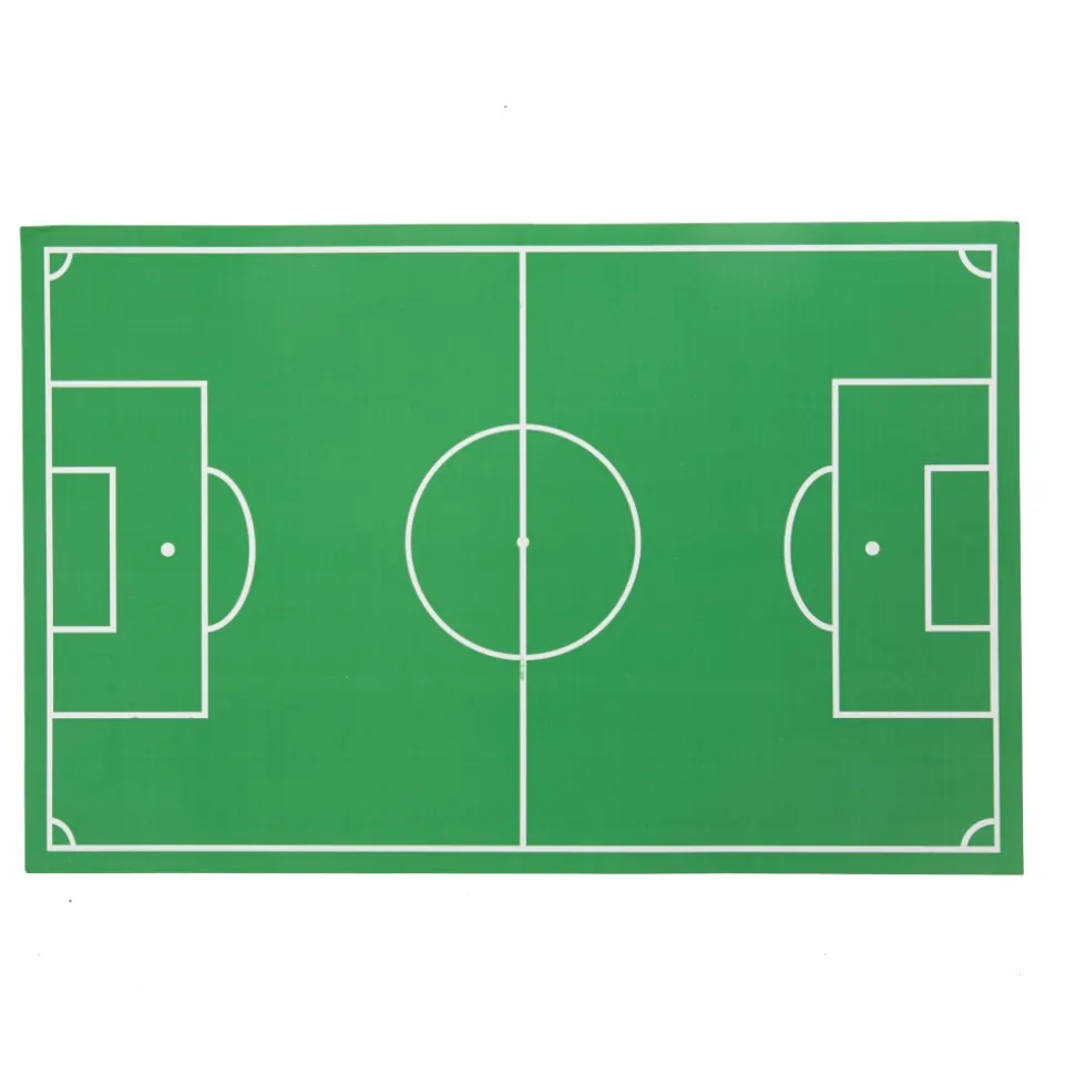 8 SETS DE TABLE TERRAIN FOOTBALL 40X26CM VERT