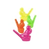 4 SIFFLETS OISEAU 6.5CM