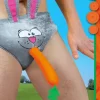 SLIP HUMOUR TÊTE LAPIN JEANNOT ADULTE