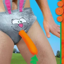 SLIP HUMOUR TÊTE LAPIN JEANNOT ADULTE