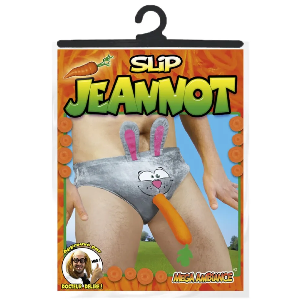 SLIP HUMOUR TÊTE LAPIN JEANNOT ADULTE