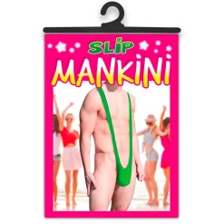 SLIP MANKINI BORAT POLYESTER VERT ADULTE