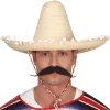 SOMBRERO CHAPEAU DE PAILLE MEXICAIN 45CM NATURE