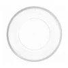 4 SOUS-ASSIETTES 33CM PAILLETÉES ARGENT