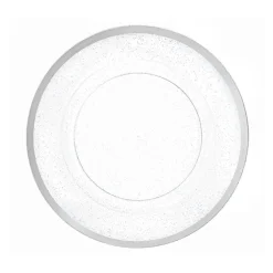 4 SOUS-ASSIETTES 33CM PAILLETÉES ARGENT