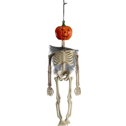 SQUELETTE CITROUILLE SUSPENSION DÉCORATIF 35CM
