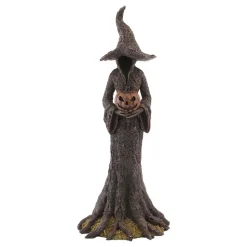 STATUE SORCIÈRE MALÉFIQUE FORÊT DÉCO RÉSINE 40.5CM