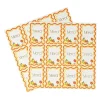 24 STICKERS CADEAUX MERCI AGRUME 5X6.5CM