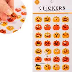 28 STICKERS CITROUILLES ÉMOTIONS