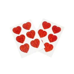 24 STICKERS CUR ROUGE BRILLANT
