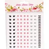 100 STICKERS VISAGE 0.5CM