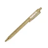 STYLO BILLE PAILLETTES PARFAITE 14CM OR