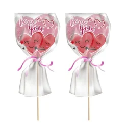 SUCETTE MALLOW COEUR ROSE 13GR