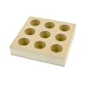 SUPPORT BOIS MDF POUR 9 TUBES À ESSAI
