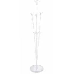 SUPPORT PLASTIQUE 7 BALLONS LED MULTICOLORE 72CM