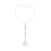 SUPPORT PLASTIQUE CUR POUR BALLONS 150CM BLANC