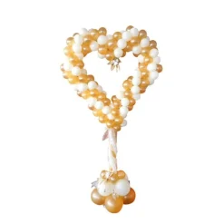 SUPPORT PLASTIQUE CUR POUR BALLONS 150CM BLANC