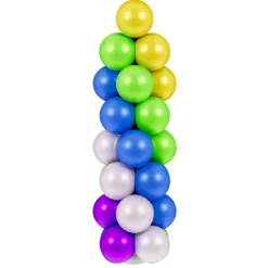 SUPPORTS COLONNE 65 BALLONS AVEC BASE 1.65M BLANC