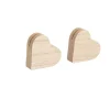2 SUPPORTS MARQUE-PLACES BOIS CUR 6.5CM BOIS