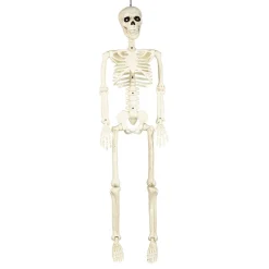 SUSPENSION SQUELETTE ARTICULÉ PLASTIQUE 90CM BLANC