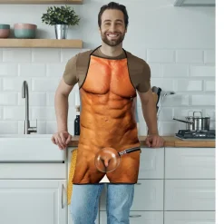 TABLIER CUISINE HUMOUR HOMME LOUP