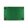 TAPIS ÉPAIS JEU CARTE POKER BELOTE 40X60CM VERT