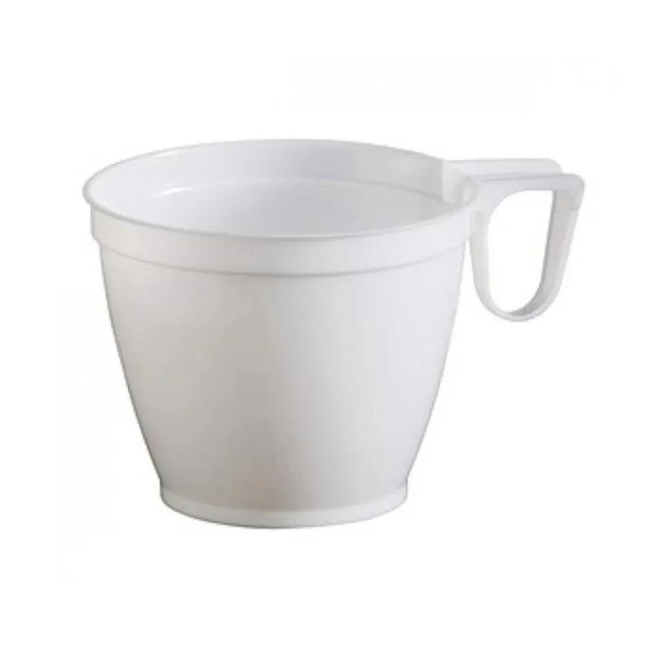 20 TASSES À CAFÉ RÉUTILISABLES 17CL BLANC