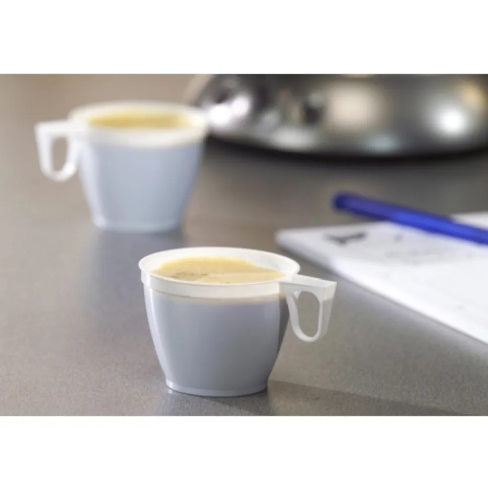 20 TASSES À CAFÉ RÉUTILISABLES 17CL BLANC