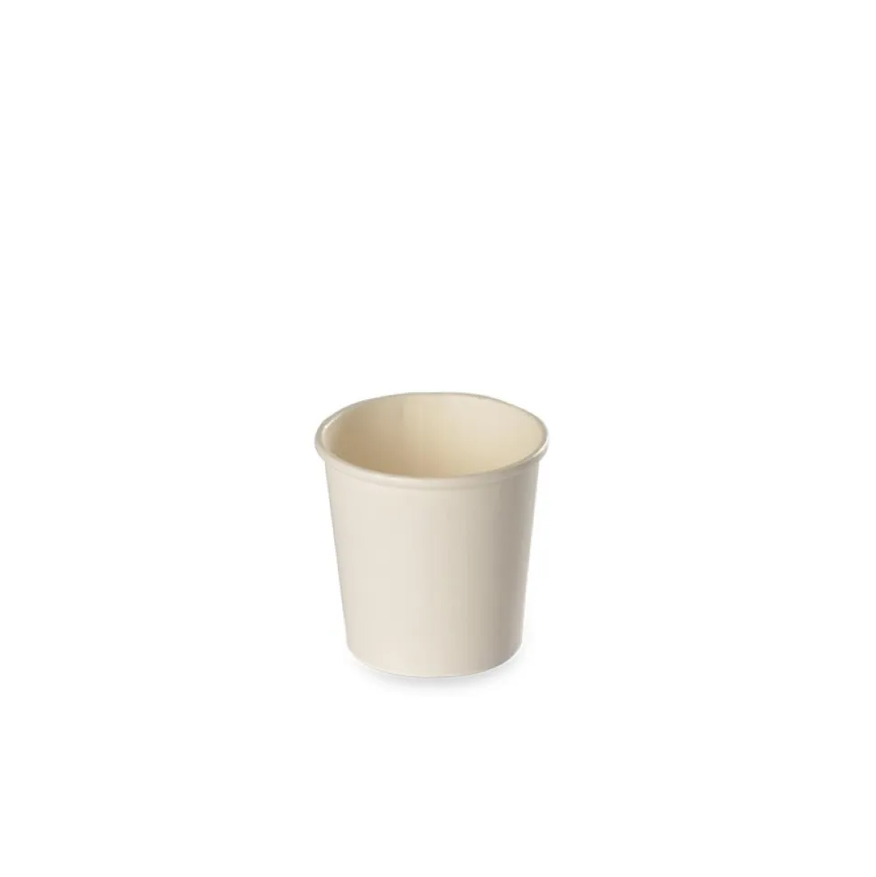 100 TASSES EXPRESSO RECYCLABLES 6CM BLANC
