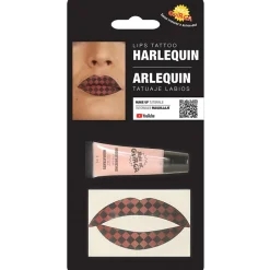 TATOUAGE LÈVRES ARLEQUIN
