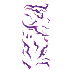 TATOUAGES ÉPHÉMÈRES K-POP DÉMON LILAS