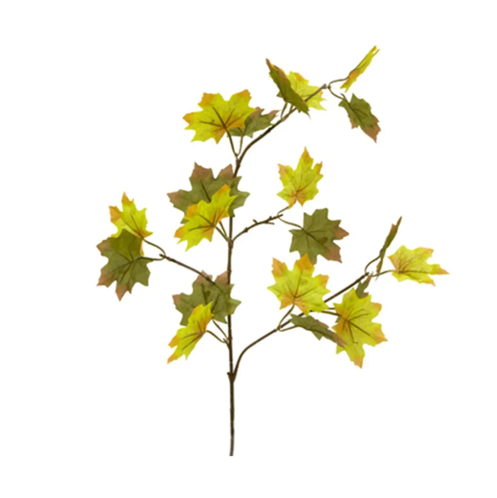 TIGE DE FEUILLES D'ÉRABLE ARTIFICIELLE 78CM