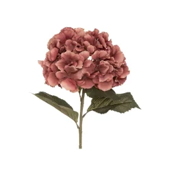 TIGE DE FLEUR HORTENSIA 83CM - PRUNE