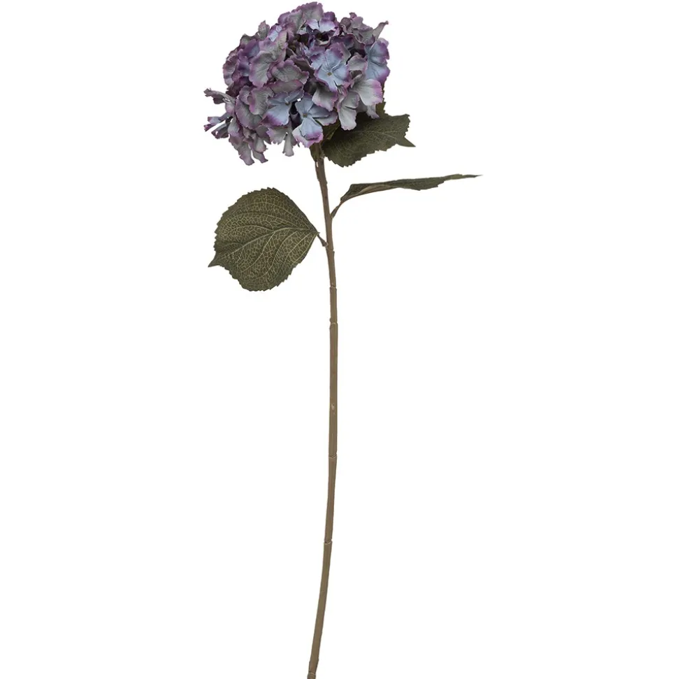 TIGE FLEUR HORTENSIA ARTIFICIELLE 83CM BLEU