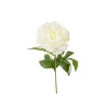 TIGE FLEUR PIVOINE ARTIFICIEL 70CM BLANC