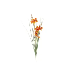 TIGE FLEURS DES CHAMPS ARTIFICIELLES 60CM ORANGE