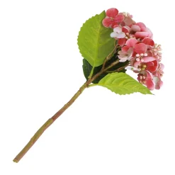 TIGE HORTENSIA ARTIFICIEL BOURGEONS 35CM ROSE
