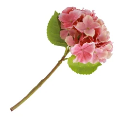 TIGE HORTENSIA ARTIFICIEL 35CM ROSE