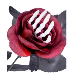TIGE MAIN SQUELETTE FLEUR ROSIER ARTIFICIEL 38CM
