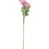 TIGE RENONCULE ARTIFICIELLE 5 TÊTES 80CM ROSE