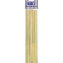 12 TIGES MAINTIEN PIÈCE MONTÉE BOIS 30CM