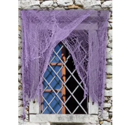 TISSU EFFET DÉCHIRÉ 200X75CM VIOLET